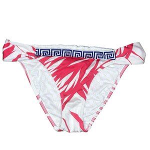 00s 2010s Victoria's Secret Blue Red Swimsuit Bottoms Sz M